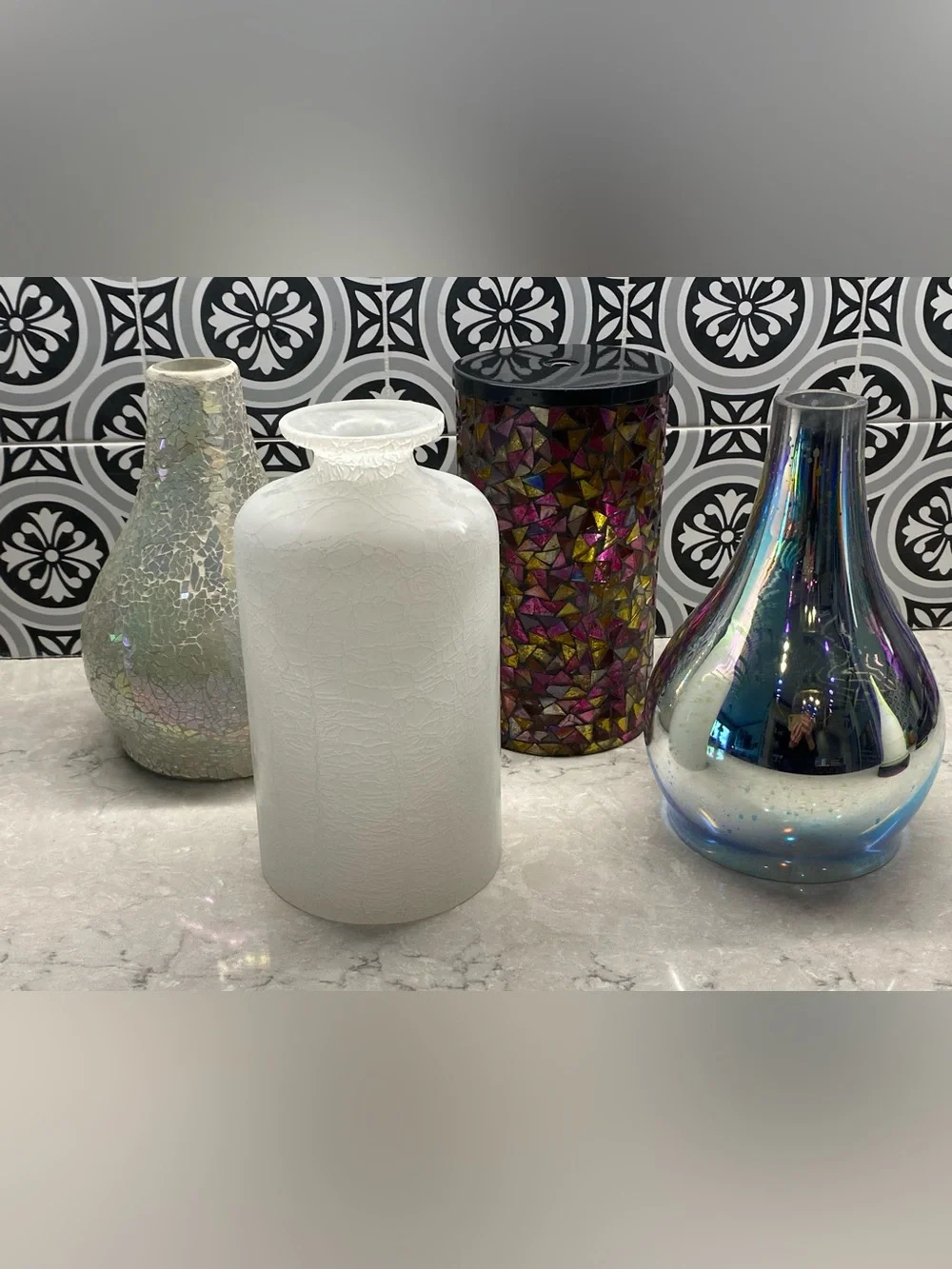 Scentsy Diffuser and Enchant Handmade Mosaic Glass Shade